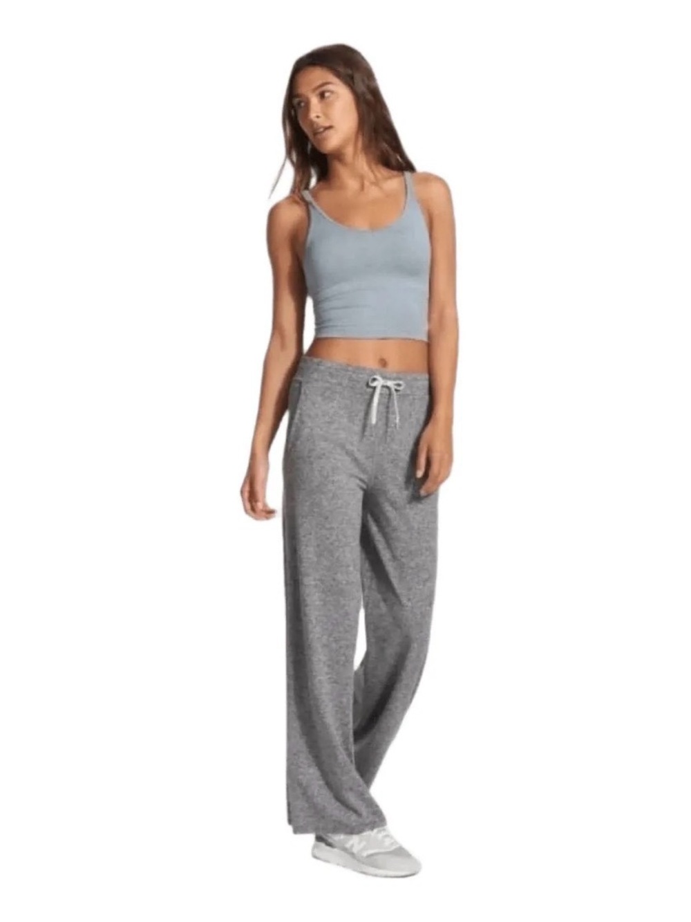Vuori Halo Essential Wideleg Pants Gray L